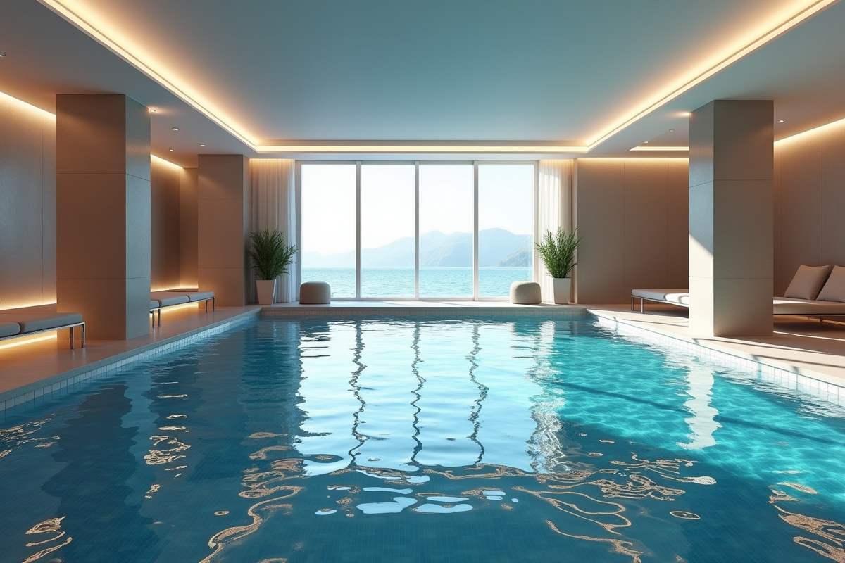 éclairage piscine